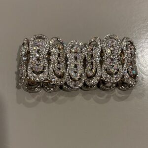 Elegant Silver Crystal Bracelet